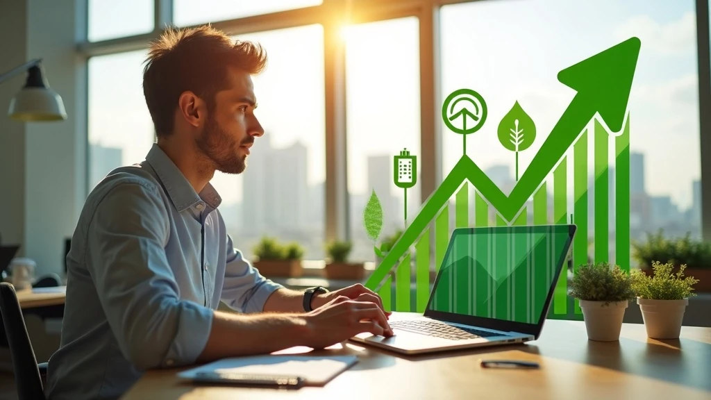 Befektess a jövőbe Zöld befektetés illusztráció