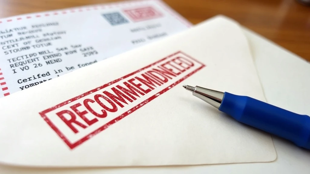 Ajánlott levél bizonyítékkal